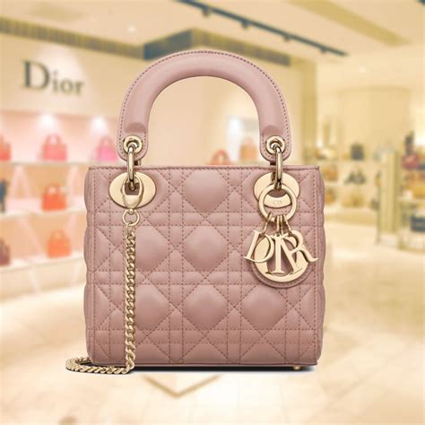 micro lady dior pink